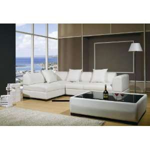  T 72 Modern Leather Sectional Sofa Set