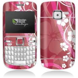  Design Skins for Nokia C3 00   Pink Flower Design Folie 