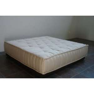   Square Bed Pillowtop with IPE Wood Frame 