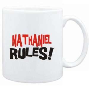 Mug White  Nathaniel rules  Male Names Sports 