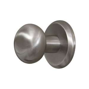  1 1/4 Solid Brass Ball Knob with Round Base Plate 