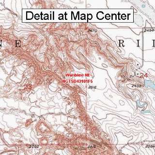   Map   Wanblee NE, South Dakota (Folded/Waterproof)