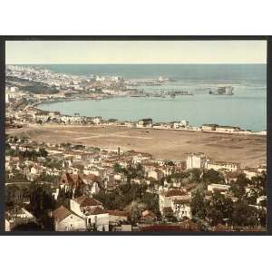   Victorian Photochrom Algiers Panorama 
