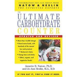  The Ultimate Carbohydrate Counter [Mass Market Paperback 