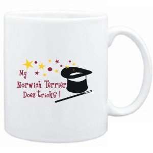 Mug White  MY Norwich Terrier DOES TRICKS   Dogs  