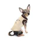 Hip Doggie Star Dog Sweater Vest in Tan   Size Medium