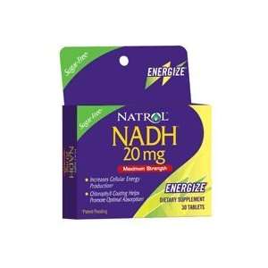  Natrol, Nadh Maximum Strength, 20 Mg (30 tab) Health 
