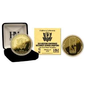  Dallas Mavericks 2010 Division Champs 24Kt Gold Coin 