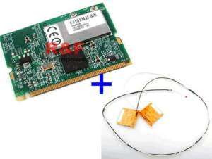 NEW Broadcom Wifi 802.11b/g 54M MiniPCI CARD +Antennas  