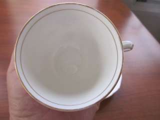   China TF&S.LTD Tea Cup +Roslyn Saucer Floral Flowers England  