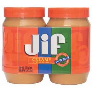  Jif Peanut Butter Creamy 40 Oz Twin Pack   4 Pack Pet 