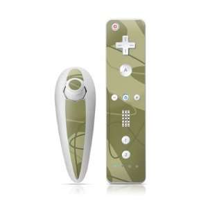  Retro Camo Design Nintendo Wii Nunchuk + Remote Controller 