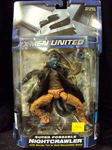 X2 X Men United Nightcrawler Super Poseable 6 New MOC  