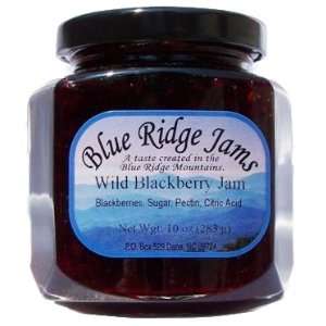 Blue Ridge Jams Wild Blackberry Jam, Set of 3 (10 oz Jars)  