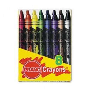  Dixon® Prang® Wax Crayons CRAYON,REG SZ,8AST (Pack of100 