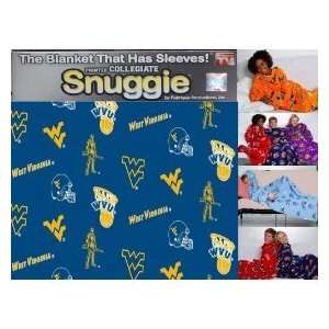   Snuggie, West Virginia Mountaineers Fleece Blanket Snuggie Sports