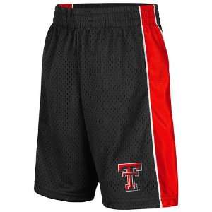   Tech Red Raiders Preschool Black Vector Mesh Shorts