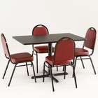  Holland Bar Stool Red Commercial Dining Set