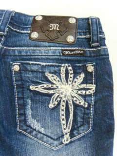 NWT MISS ME White Stitch Wishing Star Crystal Hot Jeans  
