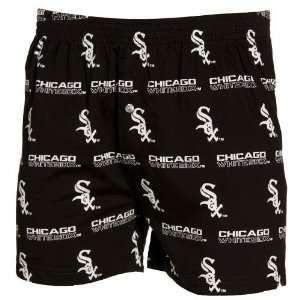  Chicago White Sox Black T2 Boxer Shorts