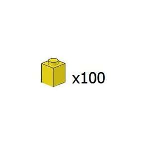  100x LEGO® Yellow 1x1 Bricks Toys & Games