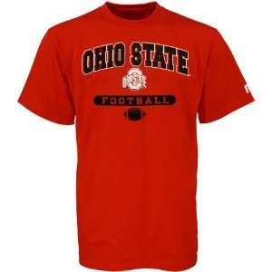   Ohio State Buckeyes Scarlet Football T shirt