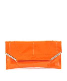 Orange (Orange) Orange Patent Formal Clutch  244513780  New Look