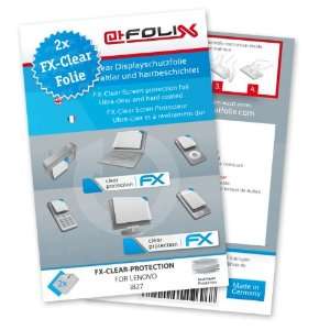  2 x atFoliX FX Clear Invisible screen protector for Lenovo 