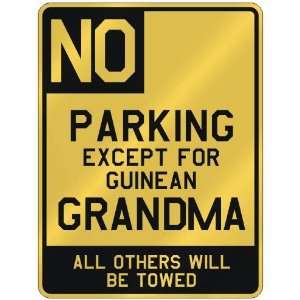   FOR GUINEAN GRANDMA  PARKING SIGN COUNTRY GUINEA
