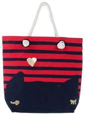 CATS BY TSUMORI CHISATO   striped tote bag