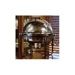  American Metalcraft CDFP44 Mesa Round Roll Top Chafer Food 