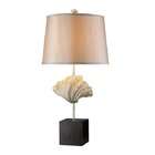ELK Lighting Cingolin Edgewater Table Lamp in Oyster Shell and Dark 