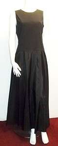 JS Collections black sleeveless gown 14 L damaged DIY Holidays formal 