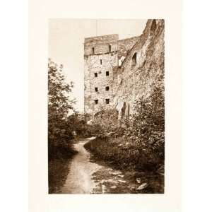   Castle Ruins St. Goar Germany Historic Image   Original Photogravure