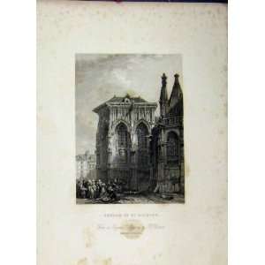   View Church St. Jacques Dieppe France Engraved Higham
