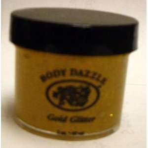  BODY DAZZLE GOLD GLITTER 2 OUNCE JAR Health & Personal 