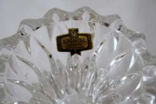 537 ZAJECAR KRISTAL Elegant Crystal Candle Holder Set  