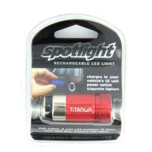   12V Spotlight LED Flashlight   Racecar Red