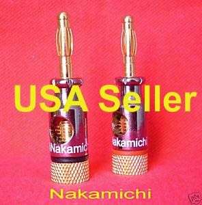 NAKAMICHI Speaker Banana Plug Heavy Duty Gold 0150959  