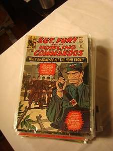 Sgt Fury Lot Howling Commandos FN+ 29 War comics lot 1mb Pics  