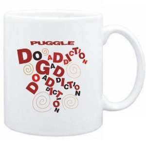  Mug White  Puggle DOG ADDICTION  Dogs