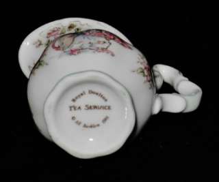   Doulton BRAMBLY HEDGE Miniature Tea Service, Tea Pot, Creamer, & Sugar