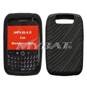  Blackberry 8900 Wave Skin Case (Black) 