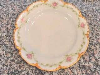 STUNNING HAVILAND LIMOGES FRANCE CHINA #291 LUNCH PLATE WITH ROSES 