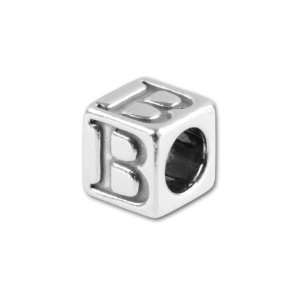    Sterling Silver 5.6mm Letter Bead   Beta Arts, Crafts & Sewing