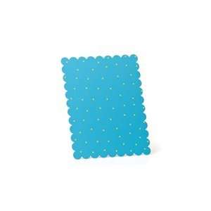 Demdaco Embellish Your Story 14271 Aqua with Green Dots Magnetic Memo 
