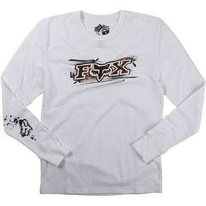  Fox Racing Emulsion Long Sleeve Thermal   Small/White 