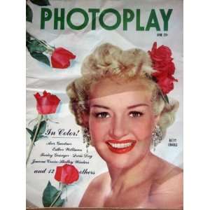 PHOTOPLAY magazine June 1951 with Betty Grable on the cover (issue 