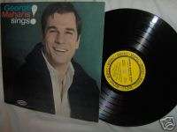 GEORGE MAHARIS SINGS (ROUTE 66 TV SHOW) pop LP  