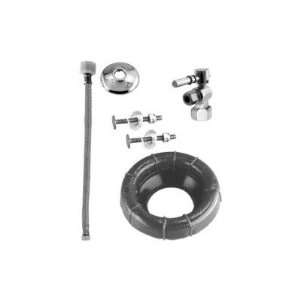  Westbrass D1613TBL Ball Valve Toilet Kit and Wax Ring with 